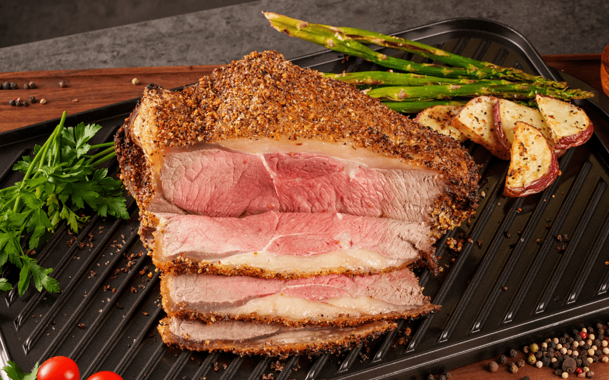 New York Strip Roast - Riverbend Ranch Steaks