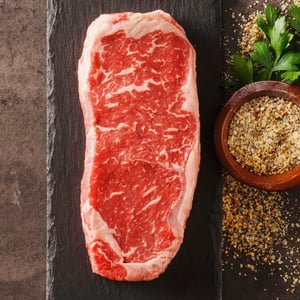 Prime New York Strip Steak x2 - Riverbend Ranch Steaks